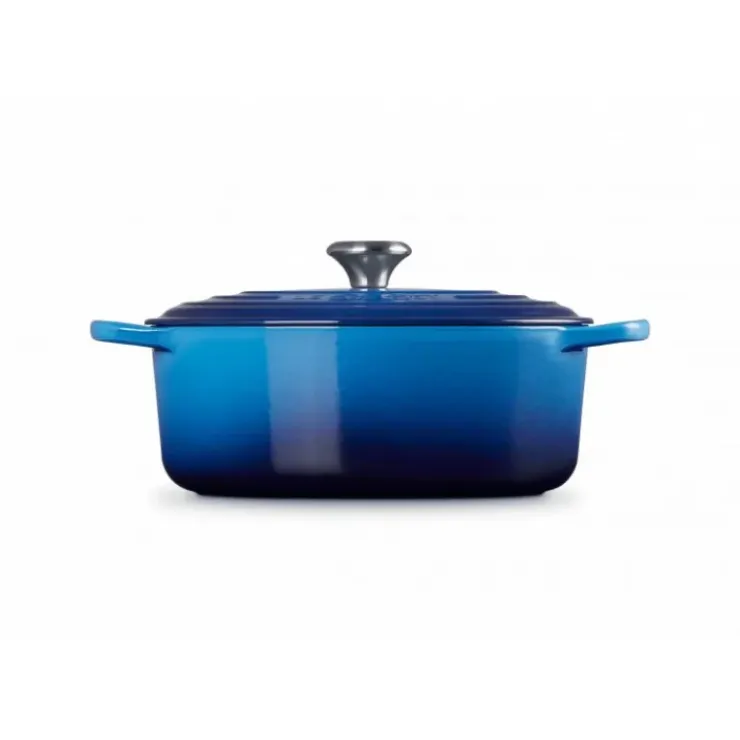 LE CREUSET Cocotte en Fonte Ovale 29 cm Azur Signature Clearance