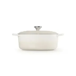 LE CREUSET Cocotte en fonte Ovale 31 cm Meringue Signature Clearance