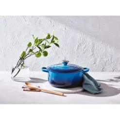 LE CREUSET Cocotte en fonte Ovale 31 cm Azur Signature New