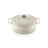 LE CREUSET Cocotte en fonte Ovale 29 cm Meringue Signature Clearance