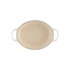 LE CREUSET Cocotte en fonte Ovale 29 cm Meringue Signature Clearance