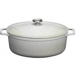 CHASSEUR Cocotte en Fonte Ovale 33 cm Macadamia Online