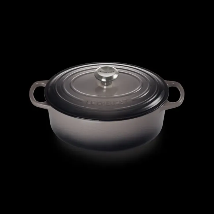 LE CREUSET Cocotte en fonte Ovale 29 cm Flint Signature