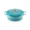 LE CREUSET Cocotte en fonte Ovale 31 cm Caraïbes Signature Clearance