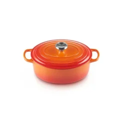 LE CREUSET Cocotte en fonte Ovale 33 cm Volcanique Signature Best