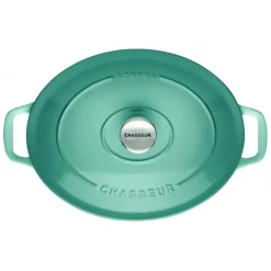 CHASSEUR Cocotte en Fonte Ovale 33 cm Quartz Outlet