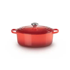 LE CREUSET Cocotte en Fonte Ovale 27 cm Cerise Signature Clearance