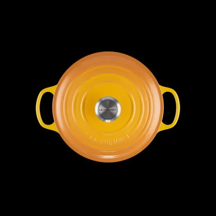 LE CREUSET Cocotte en fonte Ronde 24 cm Nectar Signature New