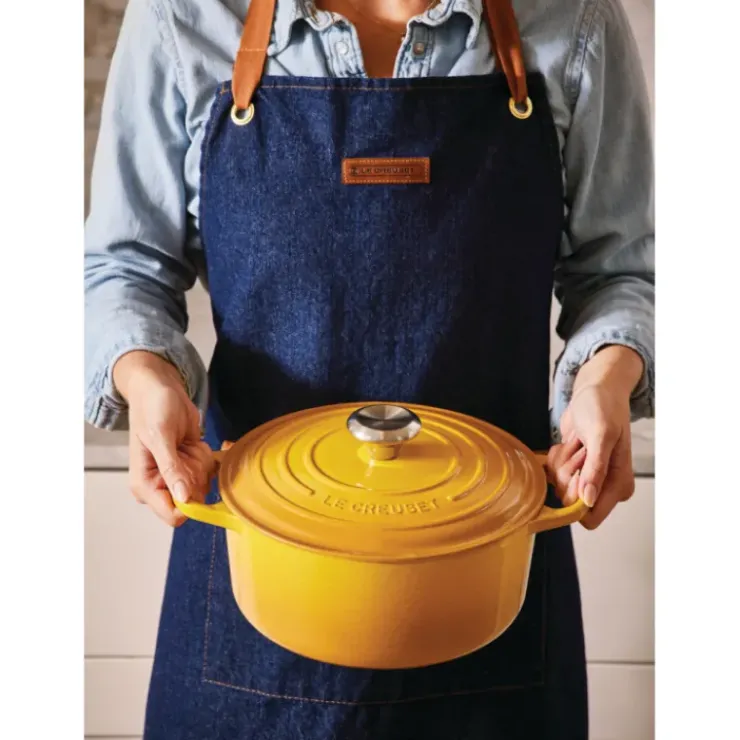 LE CREUSET Cocotte en fonte Ronde 24 cm Nectar Signature New
