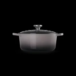 LE CREUSET Cocotte en fonte Ronde 24 cm Flint Signature Discount