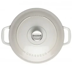 CHASSEUR Cocotte en Fonte Ronde 28 cm Macadamia New