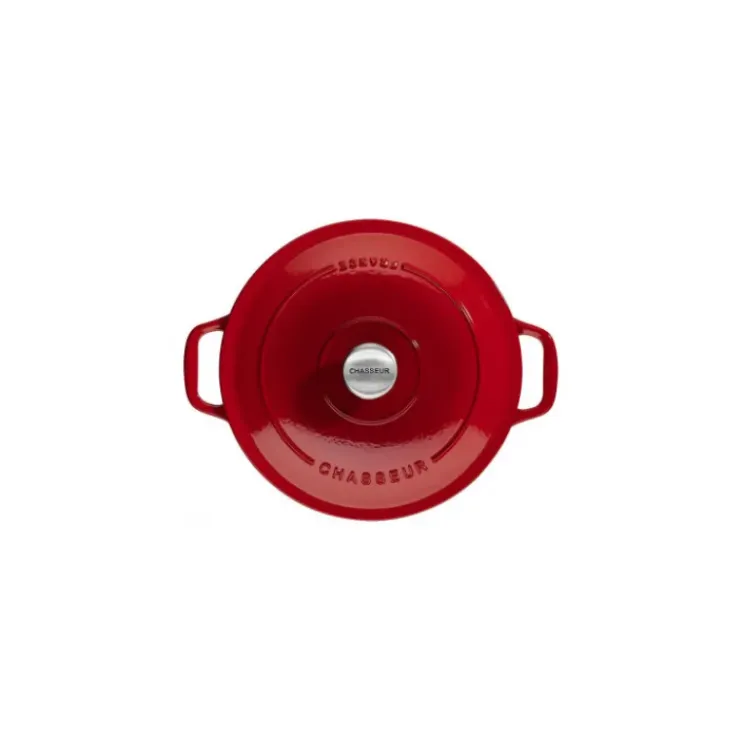 CHASSEUR Cocotte en Fonte Ronde 18 cm Rubis Best