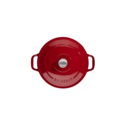 CHASSEUR Cocotte en Fonte Ronde 18 cm Rouge Outlet