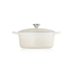 LE CREUSET Cocotte en fonte Ronde 22 cm Meringue Signature Clearance