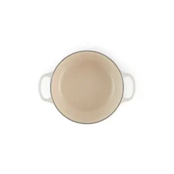 LE CREUSET Cocotte en fonte Ronde 22 cm Meringue Signature Clearance