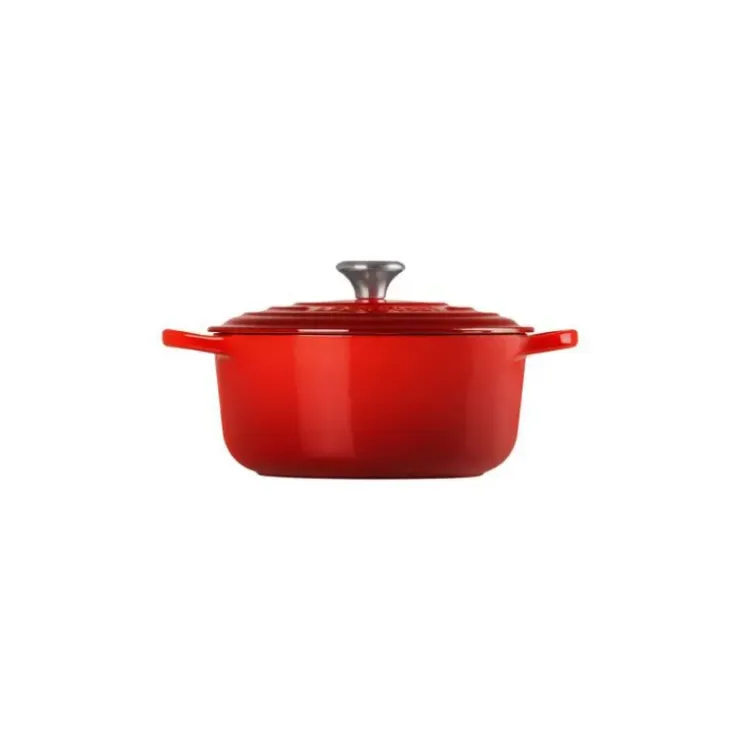 LE CREUSET Cocotte en fonte Ronde 22 cm Cerise Signature Clearance