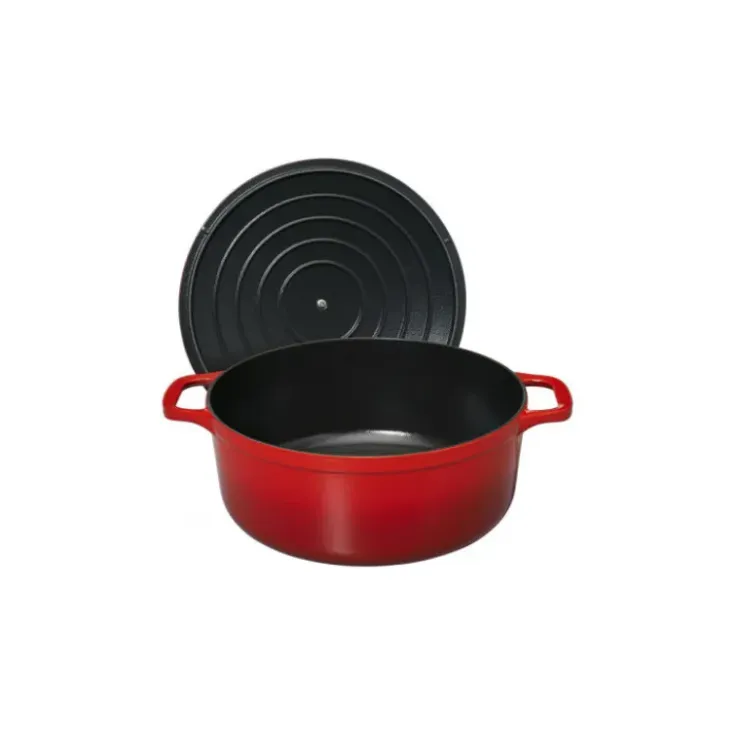 CHASSEUR Cocotte en Fonte Ronde 24 cm Rubis Online