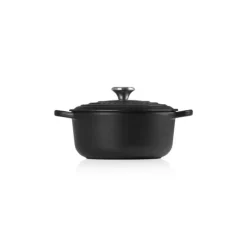 LE CREUSET Cocotte en Fonte Ronde 18 cm Noir mat Signature