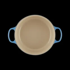 LE CREUSET Cocotte en Fonte Ronde 28 cm Signature Azur Sale