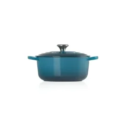 LE CREUSET Cocotte en Fonte Ronde 20 cm Deep Teal Signature Outlet