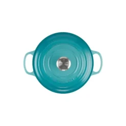 LE CREUSET Cocotte en fonte Ronde 24 cm Caraïbes Signature