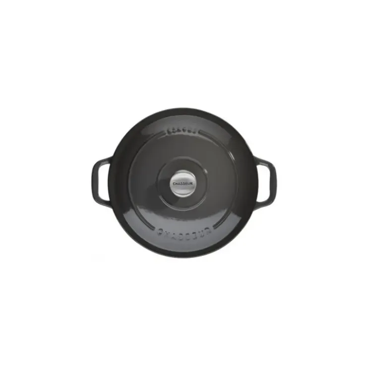 CHASSEUR Cocotte en Fonte Ronde 18 cm Caviar Online