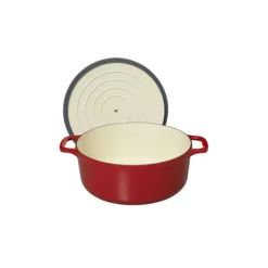 CHASSEUR Cocotte en Fonte Ronde 24 cm Rouge Clearance