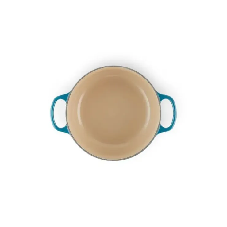 LE CREUSET Cocotte en fonte Ronde 24 cm Deep Teal Signature