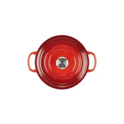 LE CREUSET Cocotte en fonte Ronde 26 cm Cerise Signature Best