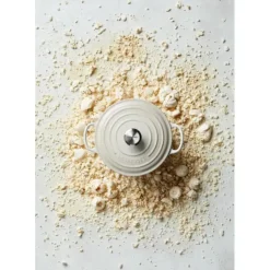 LE CREUSET Cocotte en fonte Ronde 26 cm Meringue Signature Discount