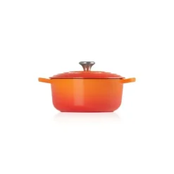 LE CREUSET Cocotte en Fonte Ronde 18 cm Volcanique Signature