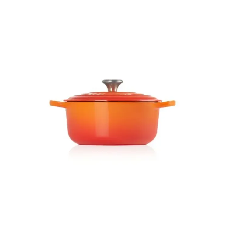 LE CREUSET Cocotte en fonte Ronde 28 cm Volcanique Signature Discount