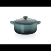 LE CREUSET Cocotte en Fonte Ronde Tradition 26 cm Océan Hot