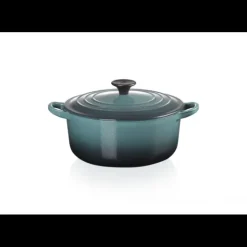 LE CREUSET Cocotte en Fonte Ronde Tradition 20 cm Océan Clearance