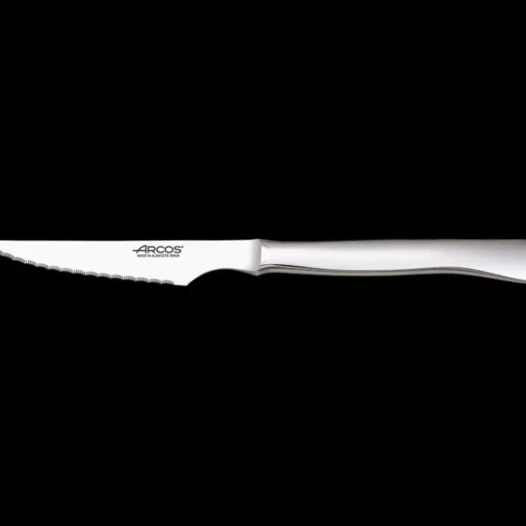 ARCOS Coffret 6 Couteaux à Steak 11 cm Lame Crantée Acier Inoxydable Sale