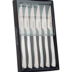 ARCOS Coffret 6 Couteaux à Steak 11 cm Lame Lisse Acier Inoxydable Sale
