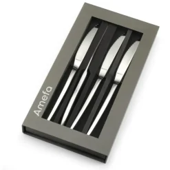 AMEFA Coffret 4 Couteaux Steak Aurora 22,7 cm Premiere Hot