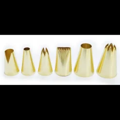 SCRAPCOOKING Coffret 6 Douilles Pâtissières Inox Dorées Clearance