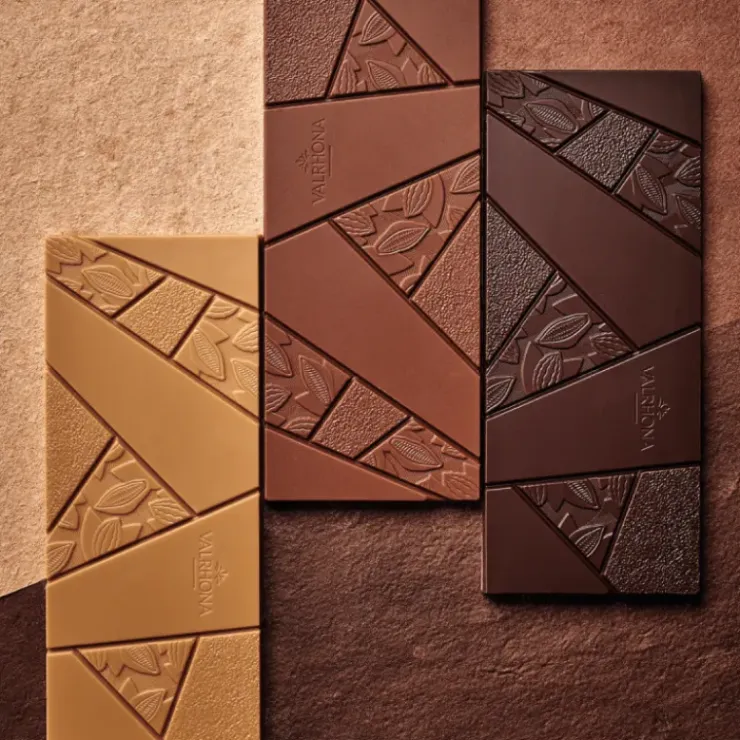 VALRHONA Coffret 6 Tablettes de Chocolat Noël 420 g Outlet
