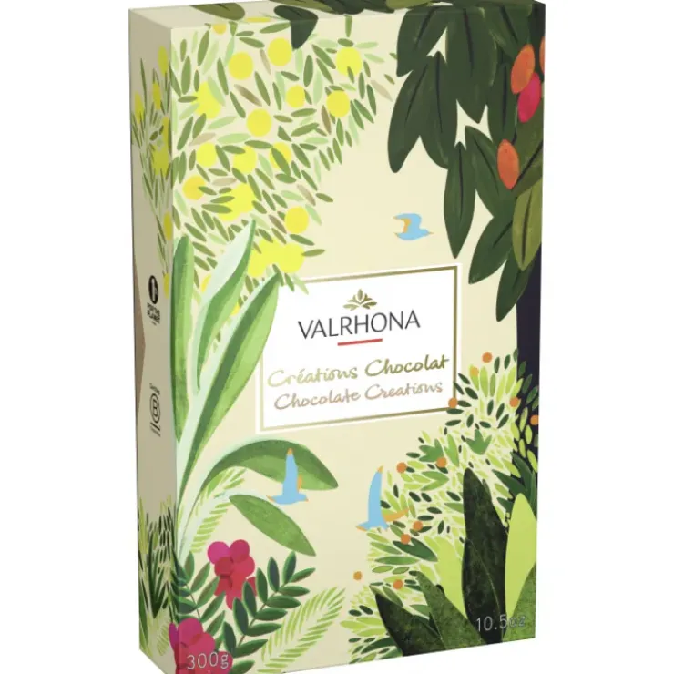 VALRHONA Coffret Assortiment Chocolat Noir, Lait, Dulcey 300 g Hot