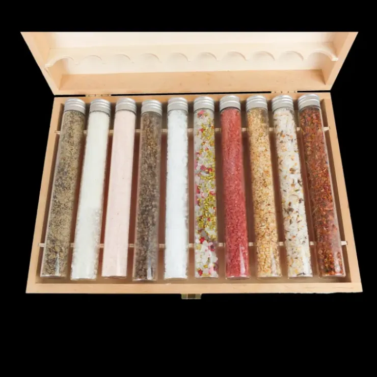 UN JOUR UNE EPICE Coffret Cadeau 10 Sels de Dégustation Un Jour Une Épice