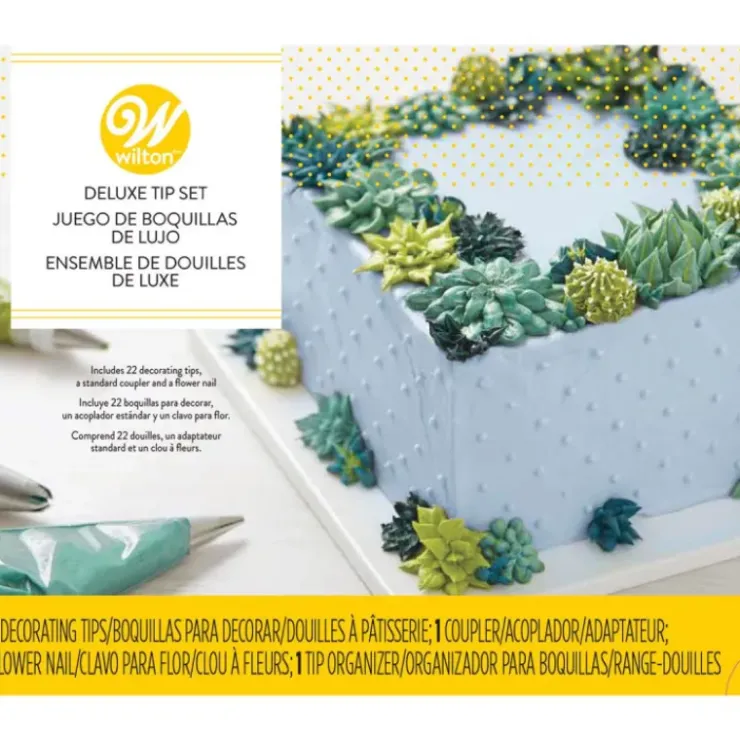 WILTON Coffret Deluxe Douilles Pâtissières (x22) New