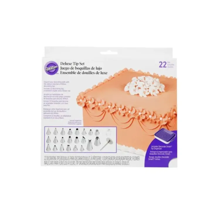 WILTON Coffret Deluxe Douilles Pâtissières (x22) New