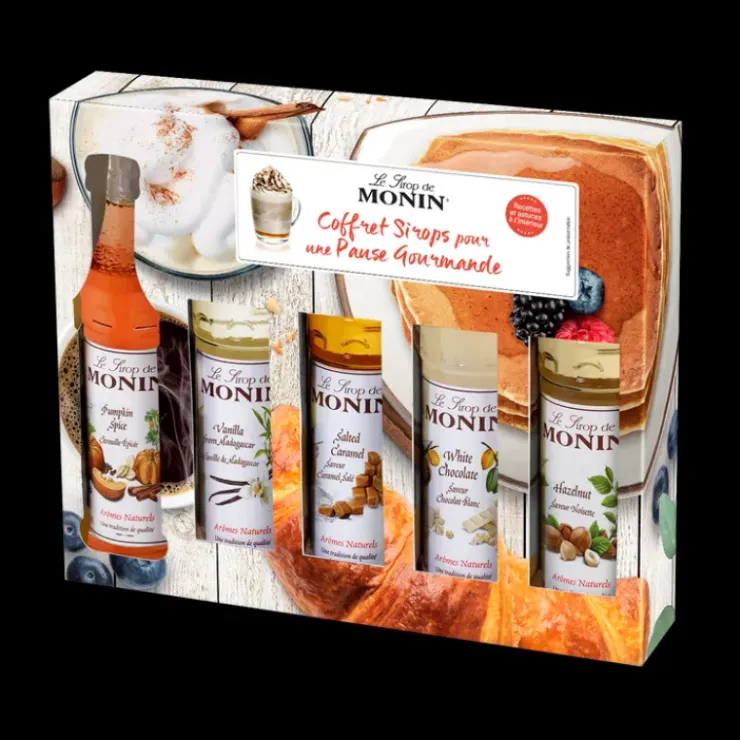 MONIN Coffret Dégustation Sirops pour Pause Gourmande 5 x 5 cl Sale