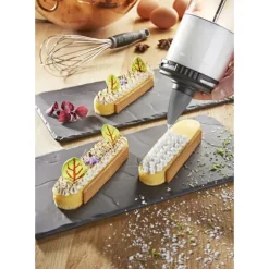 DE BUYER Coffret Le Tube Pro Piston à Pâtisserie + Recharges et Douilles