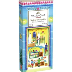 VALRHONA Coffret Orangettes Noël au Chocolat Noir 130 g Clearance