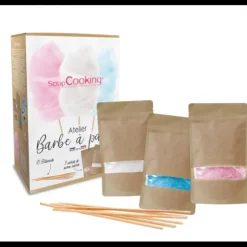 SCRAPCOOKING Coffret Préparation Barbe à Papa 3 x 160 g Online