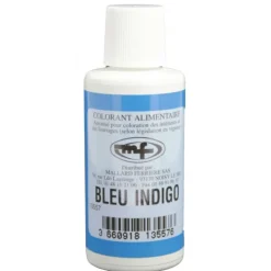 MALLARD FERRIERE Colorant alimentaire Bleu Indigo E132 Liquide 100ml Hot