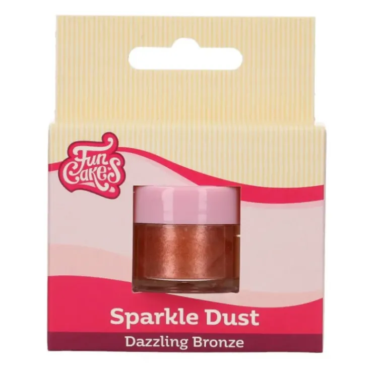 FUNCAKES Colorant Alimentaire Bronze Cuivre Métallisé 3,5 g