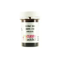 CUISINEADDICT Colorant alimentaire Marron Brun Caramel E150C 10g Poudre Hydrosoluble Outlet